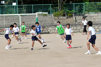 サッカー部の写真